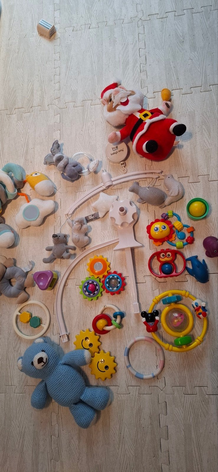 Speelgoed en knuffels, inclusief muziekdoosje voor babybed, Ophalen of Verzenden, Zo goed als nieuw