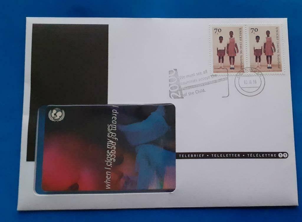 Telebrief 11 50 jaar UNICEF - 1996, Verzenden, Overige materialen, Nederland