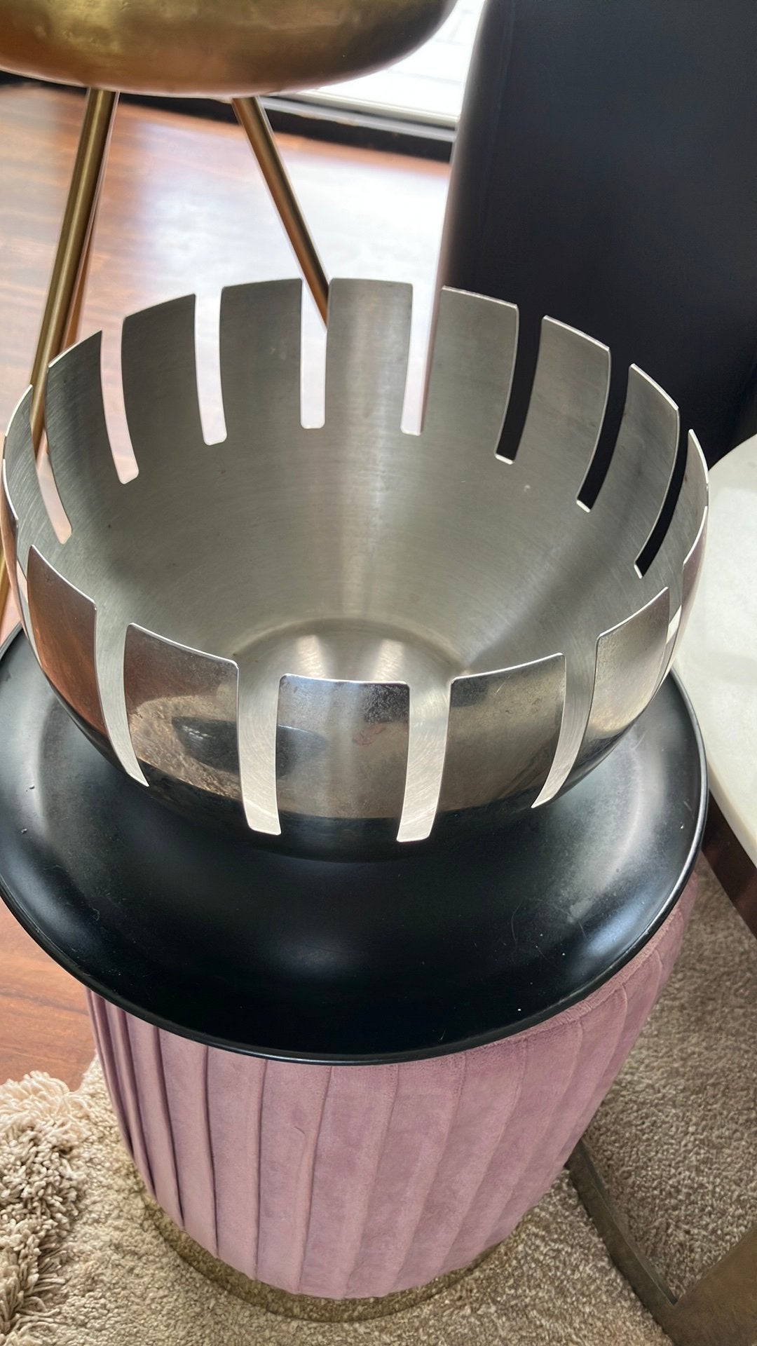 Berghoff design fruitschaal, Ophalen of Verzenden, Zo goed als nieuw, Rond, Glas