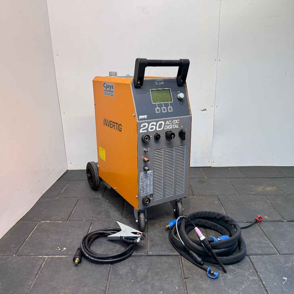 Gebruikte TIG Rehm Invertig 260 ACDC DIgital Lasapparaat WTG, Doe-het-zelf en Verbouw, Gebruikt, Rehm Schweißtechnik GmbH, Info@rehm.de