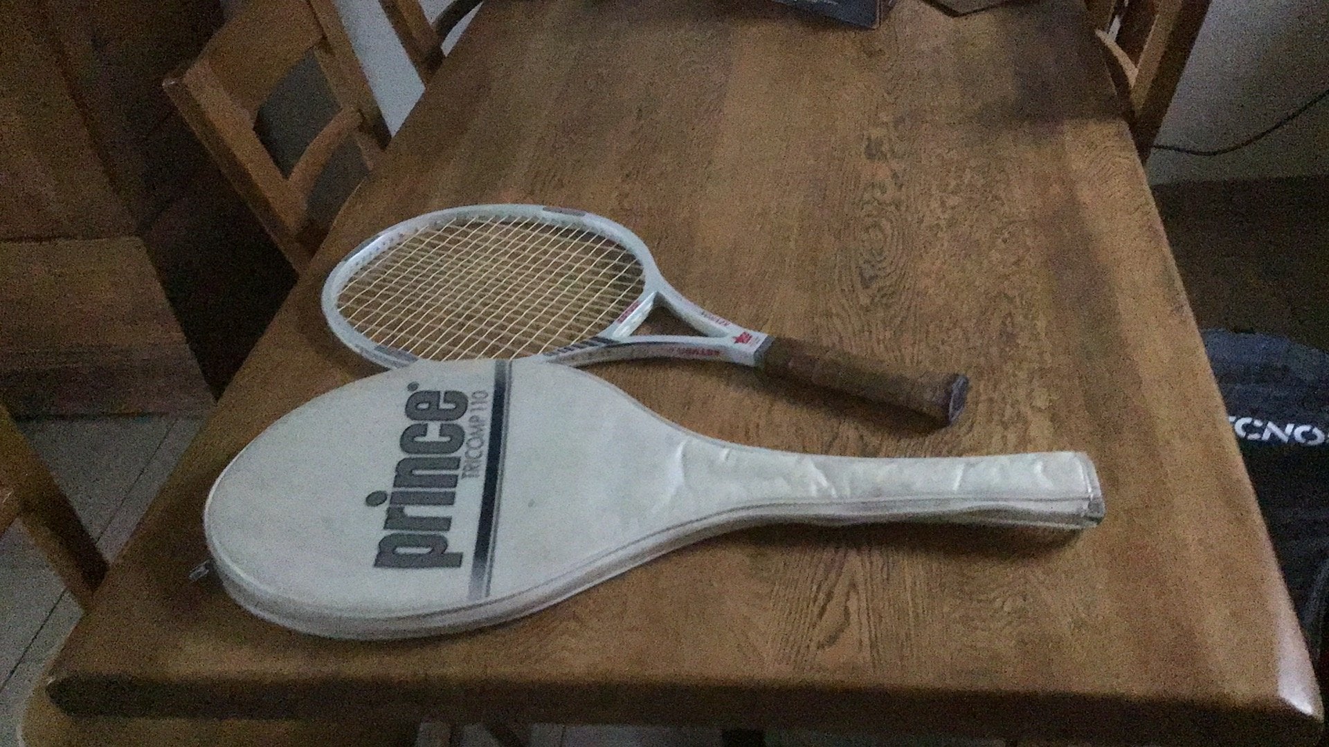 Tennisracket en hoes, Sport en Fitness, Ophalen, Gebruikt, Racket, Overige merken