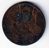 5  cent  1853  A  Frankrijk. km. 16.1, Ophalen of Verzenden, Frankrijk, Losse munt