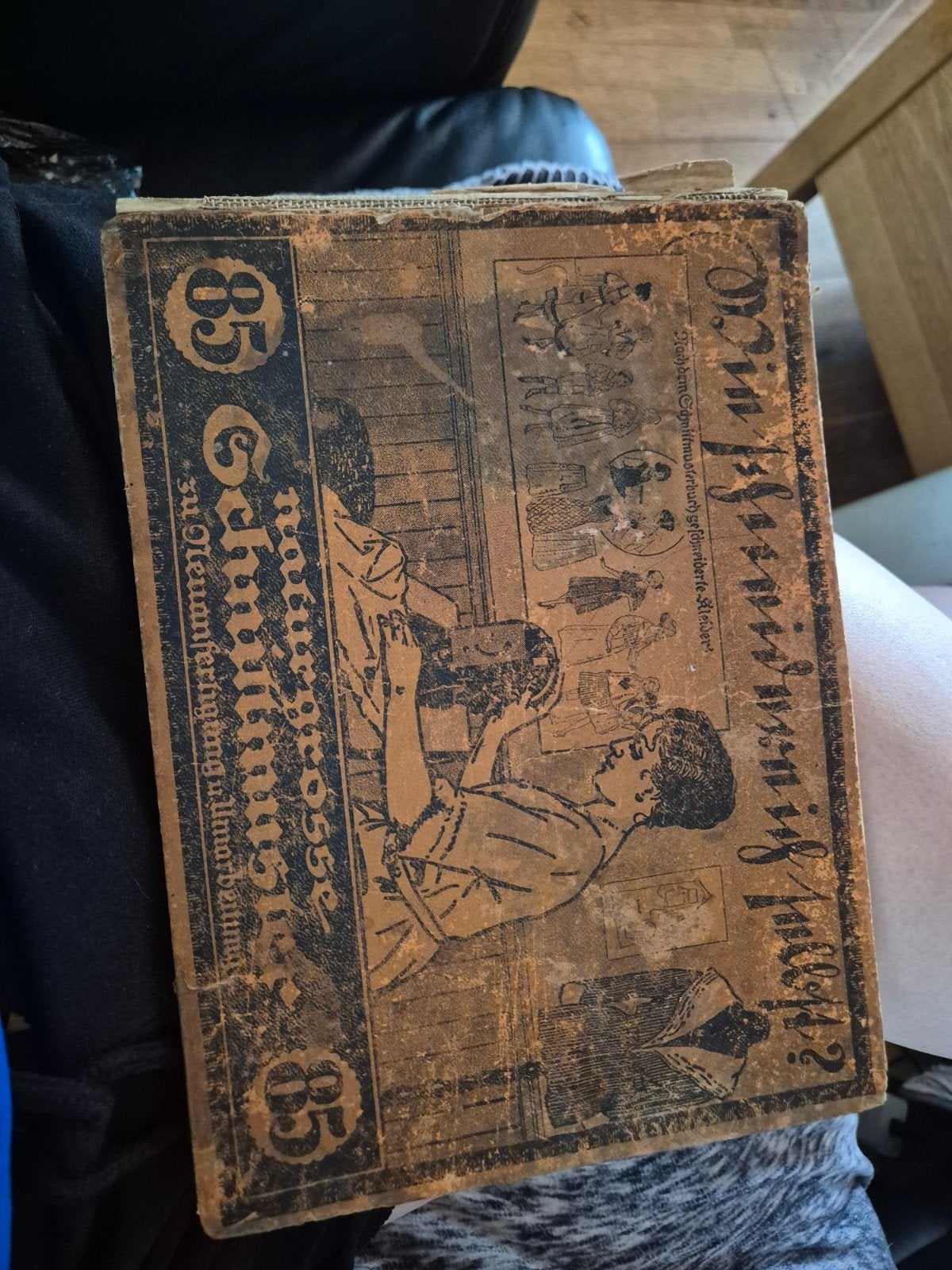 ​Antiek Duits Naaiboek "Wie schneidere ich selbst?" (1921), Antiek en Kunst, Antiek | Boeken en Bijbels, Ophalen of Verzenden