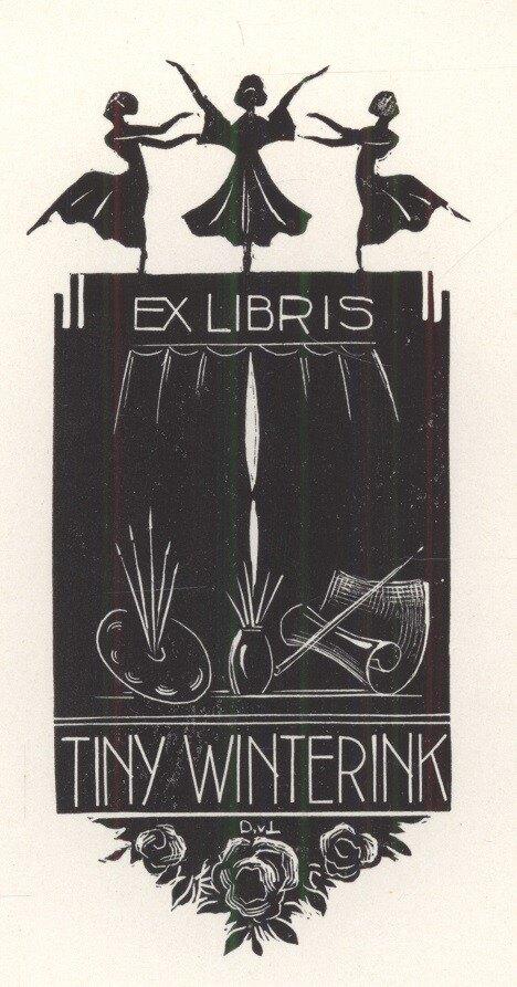 1344 Ex Libris Nederland : Dirk van Luijn, 1944, Verzenden