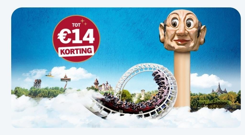 Efteling digitale kortingskaarten - € 14,- korting p.p.!, Tickets en Kaartjes, Recreatie | Pretparken en Attractieparken, Eén persoon