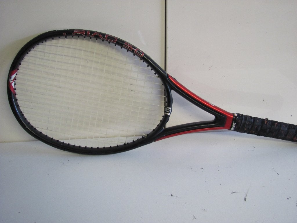 tennisracket van Wilson de triad hammer 5.0  L=4, Sport en Fitness, Tennis, L4, Ophalen of Verzenden, Zo goed als nieuw, Wilson
