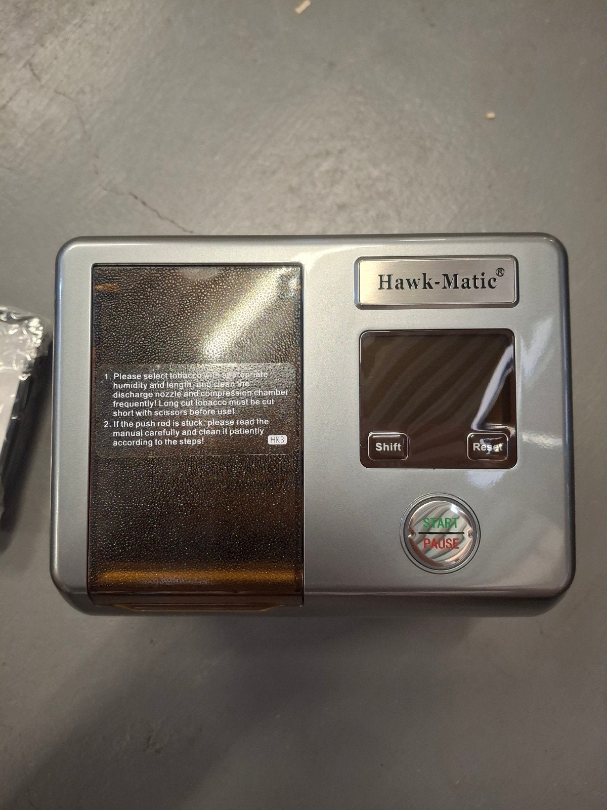 Hawk-Matic HK-3+ Automatische Sigarettenmachine, Nieuw, Ophalen of Verzenden, Nvt, Nvt