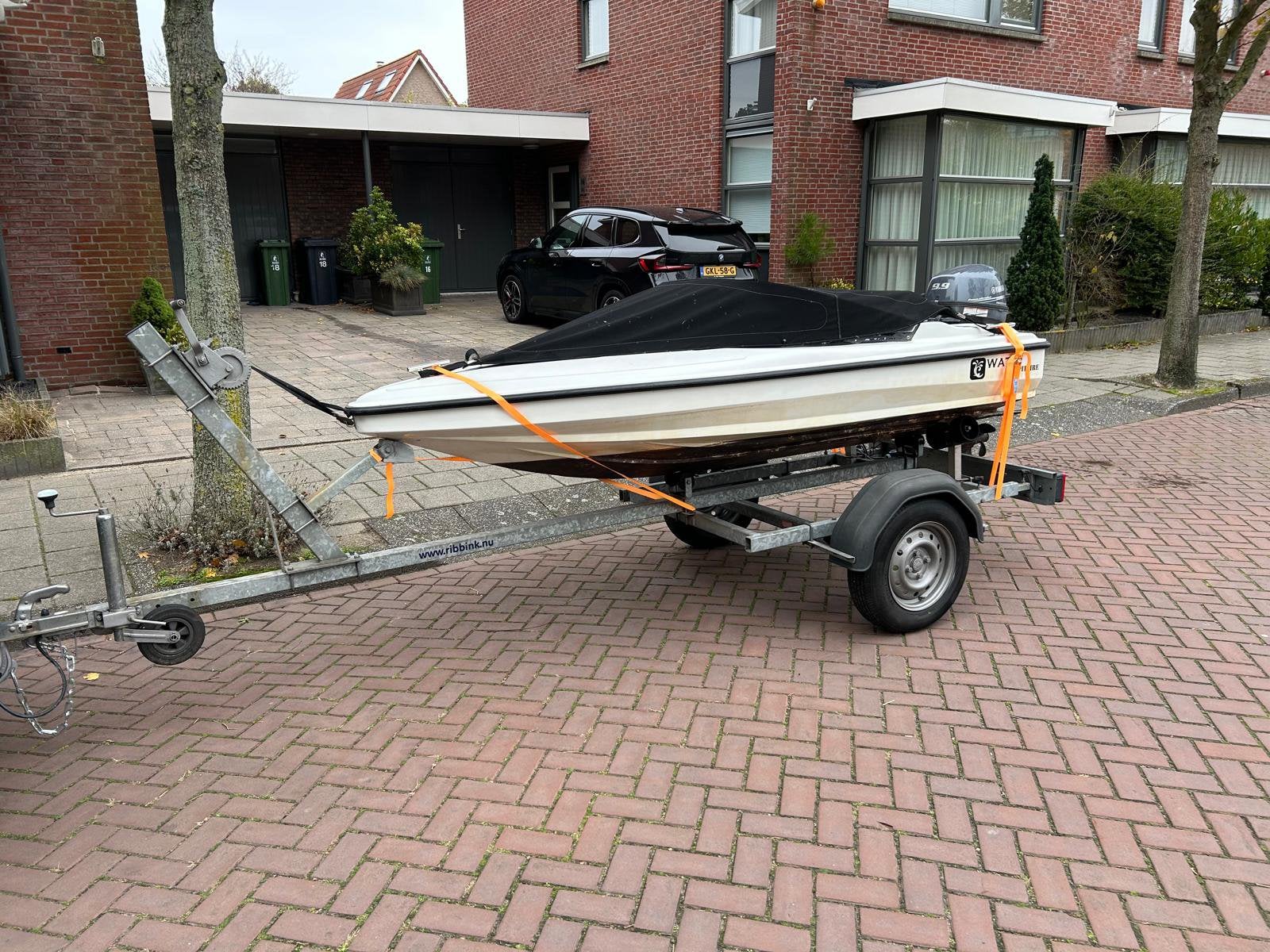 Spitfire Boot + Yamaha 9.9 PK 4-Takt + Trailer | Vaarklaar!, Watersport en Boten, Speedboten, Ophalen, Overige merken, 10 cm, 4 m