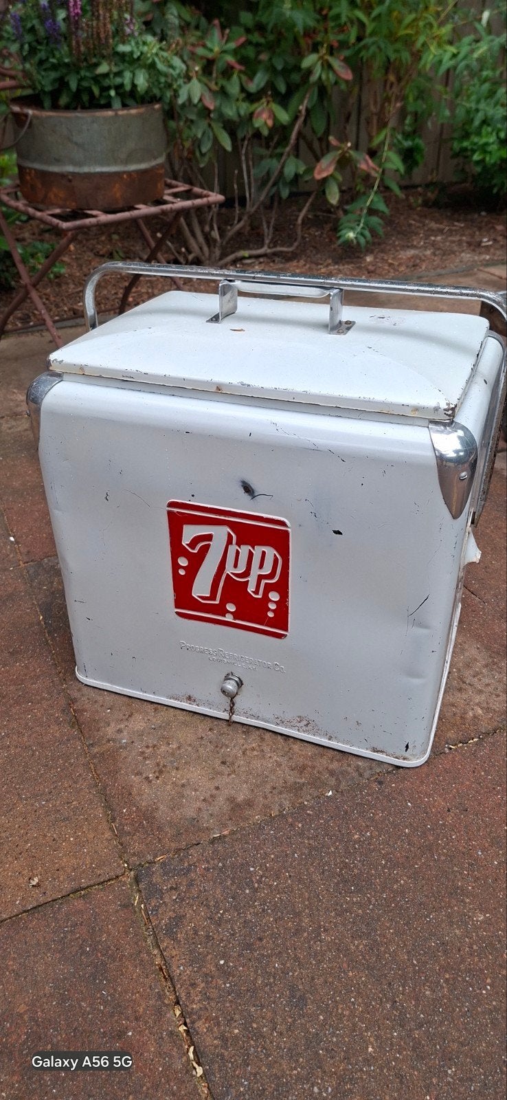 originele 7-up cooler, Verzamelen, Ophalen, Gebruikt, Gebruiksvoorwerp