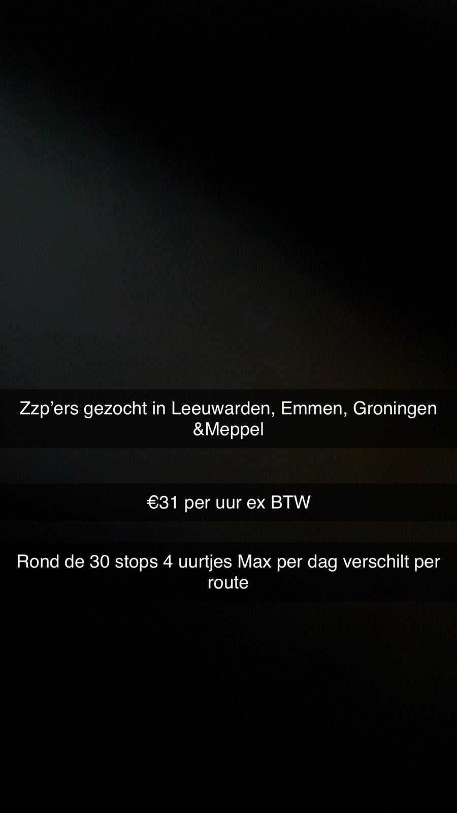 ZZP’ers gezocht voor ongeveer 30 stops (3 a 4 uurtjes), Overige niveaus, Starter, Overige vormen