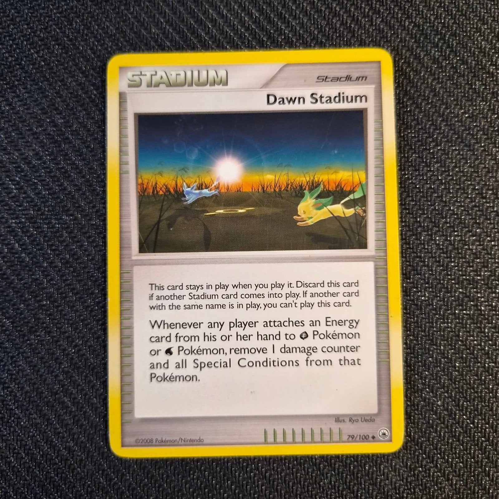 Dawn Stadium 79/100 Pokémon Majestic Dawn, Ophalen of Verzenden, Gebruikt, Losse kaart