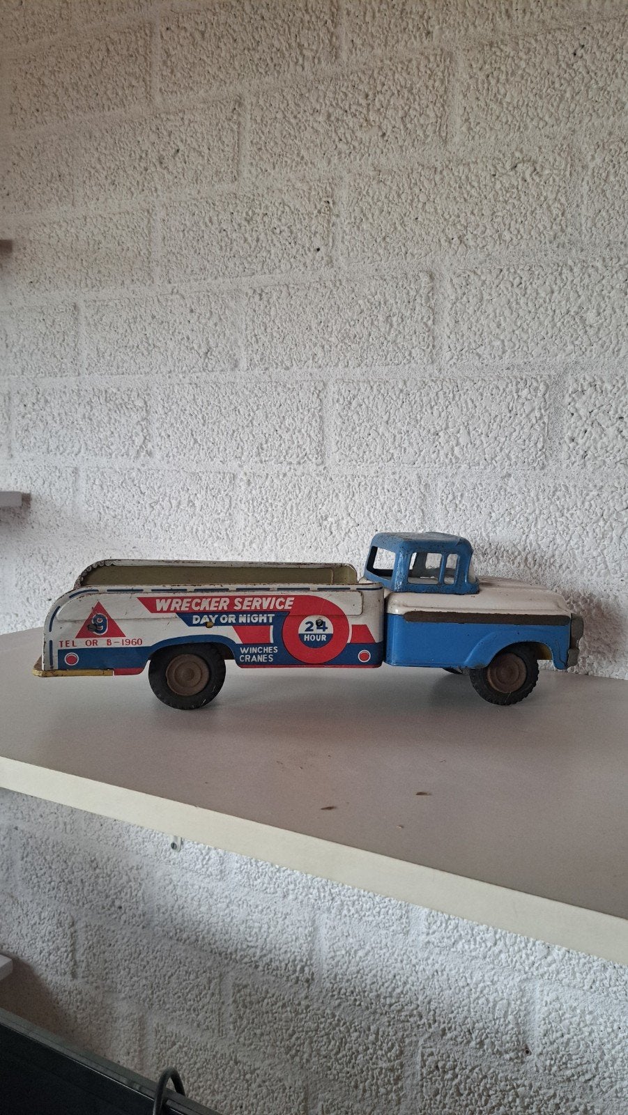 Vintage blikken takelwagen, Ophalen, Gebruikt, Bus of Vrachtwagen