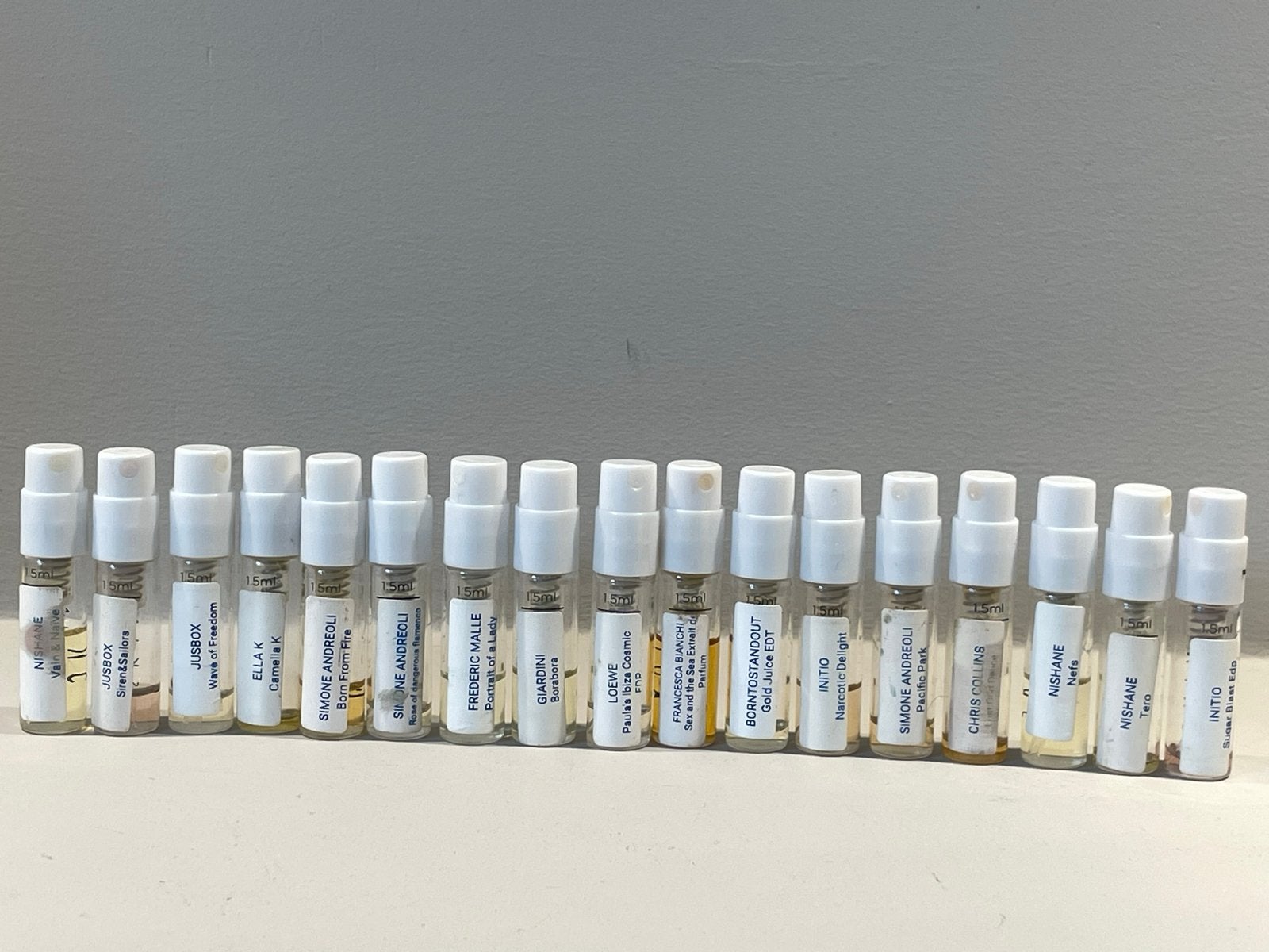 17 Parfum decants - Diverse niche merken, Ophalen of Verzenden, Gebruikt