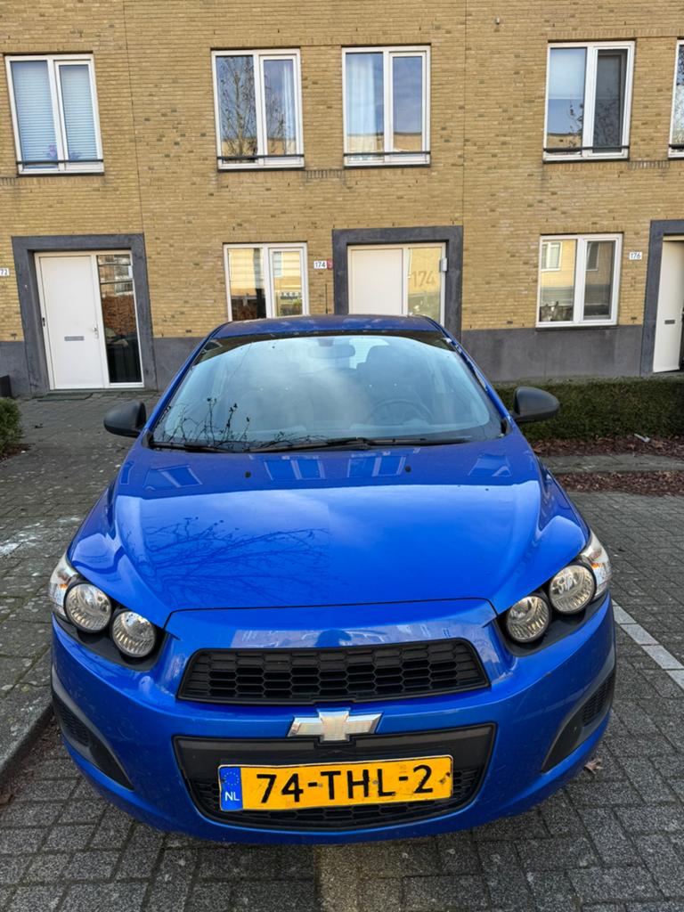 Chevrolet Aveo 1.2 5-DEURS 2012 Blauw, Voorwielaandrijving, 40 €/maand, Aveo, 4 cilinders