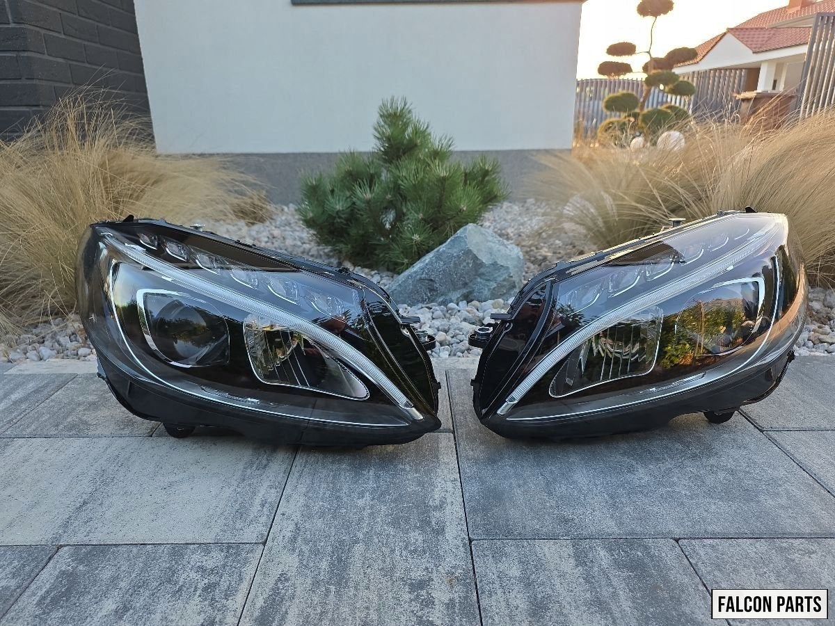 MERCEDES C KLASSE W205 Full Led Performance KOPLAMP SET, Gebruikt, -, Ophalen of Verzenden, -