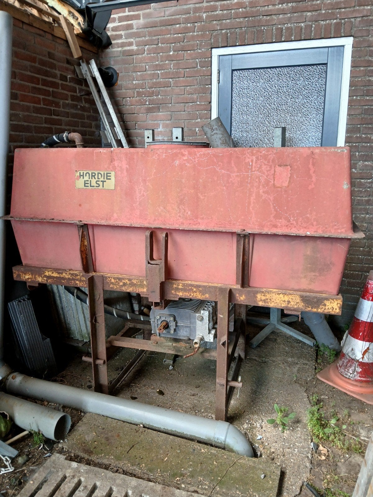 Hardie tank spuit - Gewasbescherming buffervat, Ophalen, Gebruikt