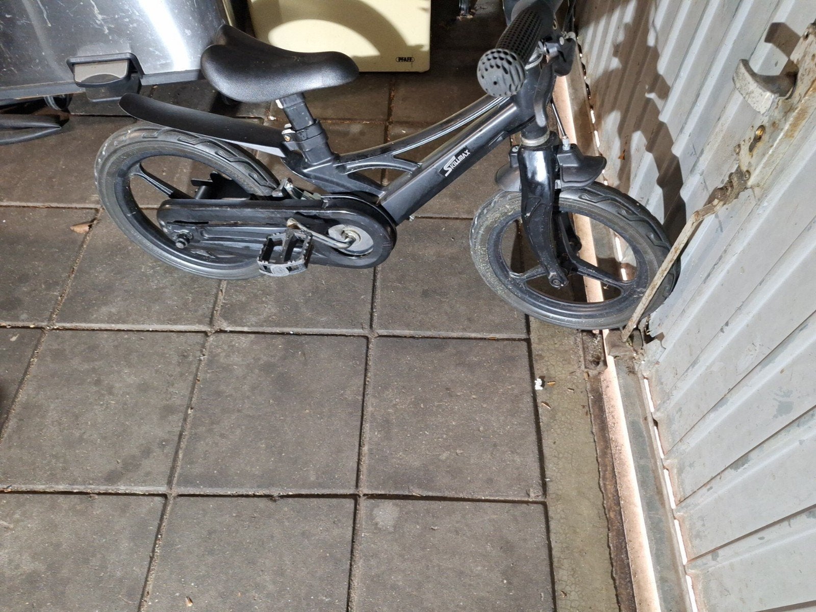 Skillmax Kinderfiets Zwart - 14 inch, Ophalen, Zijwieltjes