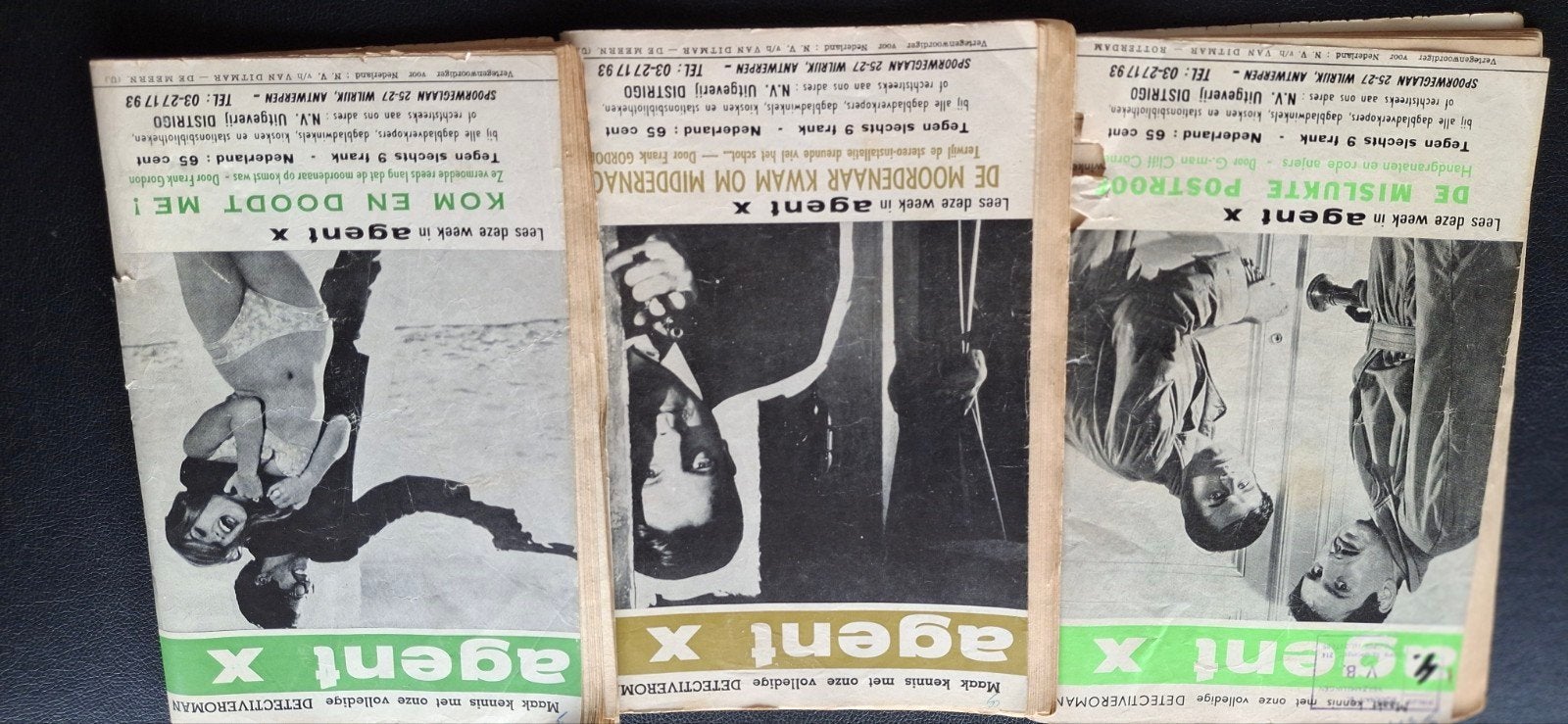 Colt 45 & Agent X - Vintage Western & Detective Boekjes, Ophalen of Verzenden, Gelezen, Diverse auteurs