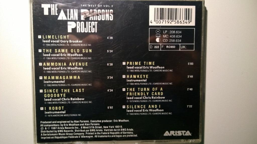 The Alan Parsons Project - Limelight The Best Of Vol. 2, Ophalen of Verzenden, Zo goed als nieuw, Poprock