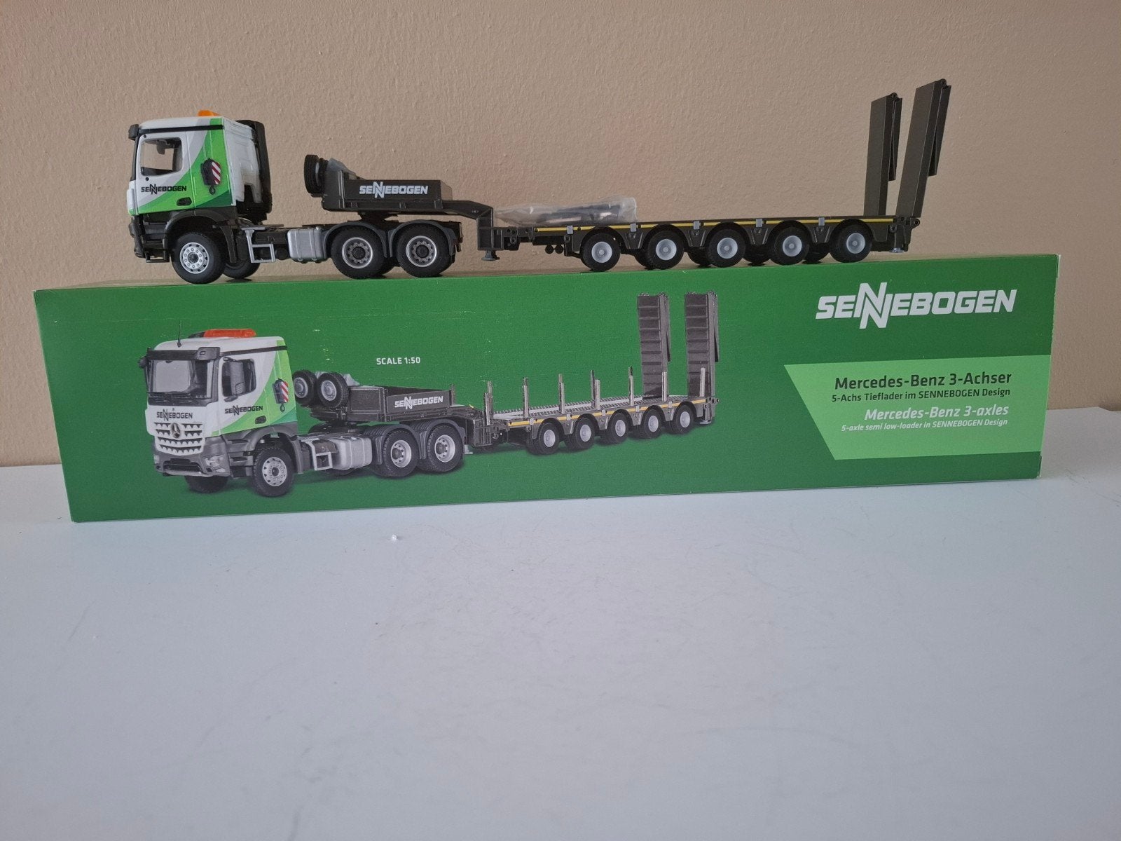 Mercedes Actros mer dieplader van.Sennebogen Conrad, Ophalen of Verzenden, Nieuw, Bus of Vrachtwagen, Conrad