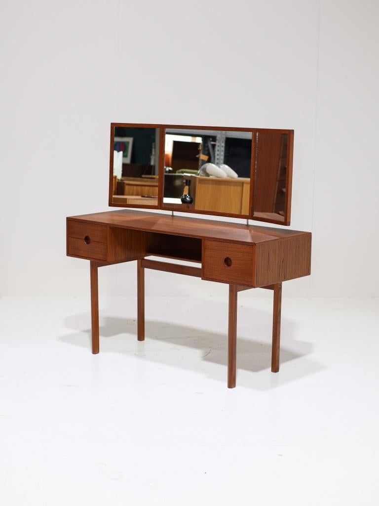Kai Kristiansen kaptafel model 40 Aksel Kjersgaard teak, Ophalen, 100 tot 150 cm, -, 100 tot 150 cm