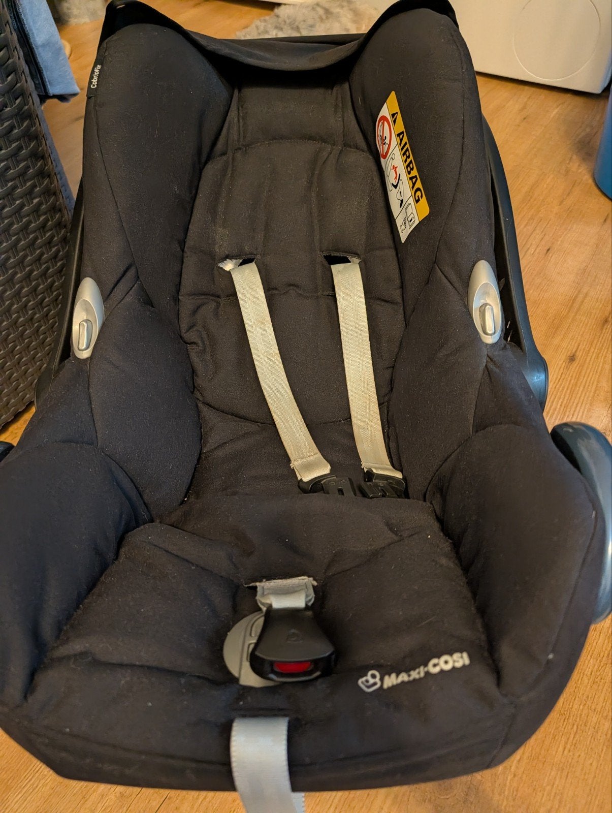 Maxi-Cosi Cabriofix met FamilyFix Isofix base, Kinderen en Baby's, Autostoeltjes, Ophalen, Gebruikt, Isofix, 0 t/m 13 kg