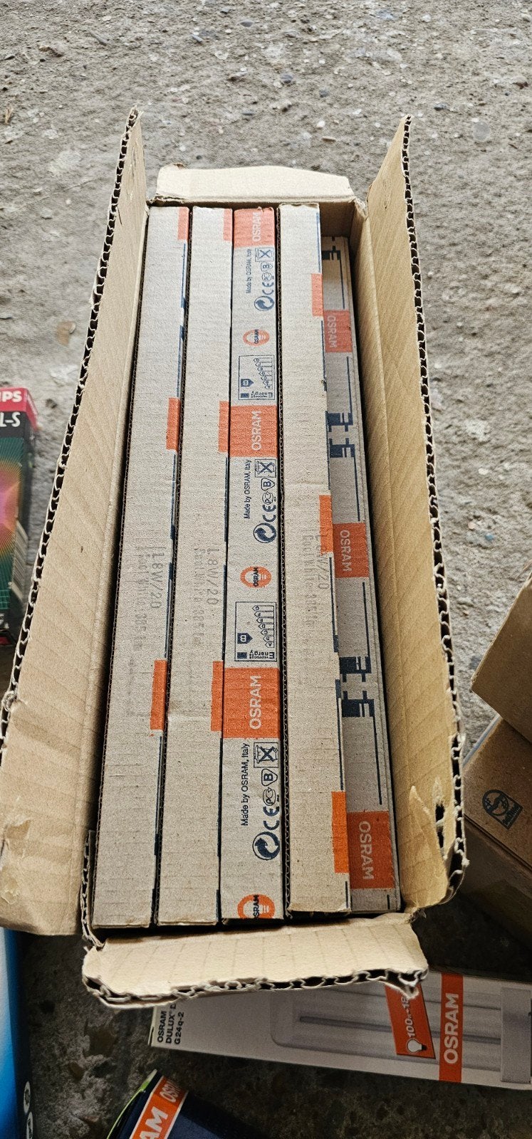 Partij fluorescentielamp Philips Master PL-S PL-C Osram, Ophalen, Nieuw