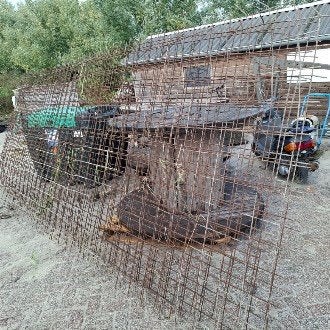 betonnetten, Ophalen, Nieuw, IJzer