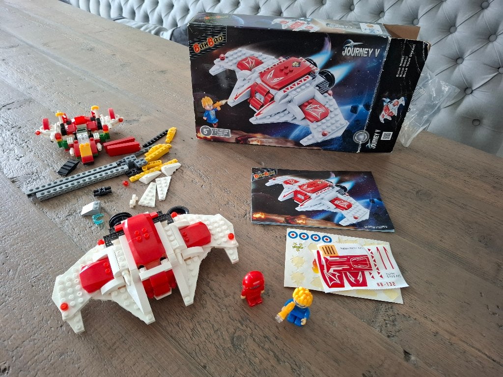 BanBao Journey V ruimtevoertuig 6409 + extra bouwset + doos, Ophalen of Verzenden