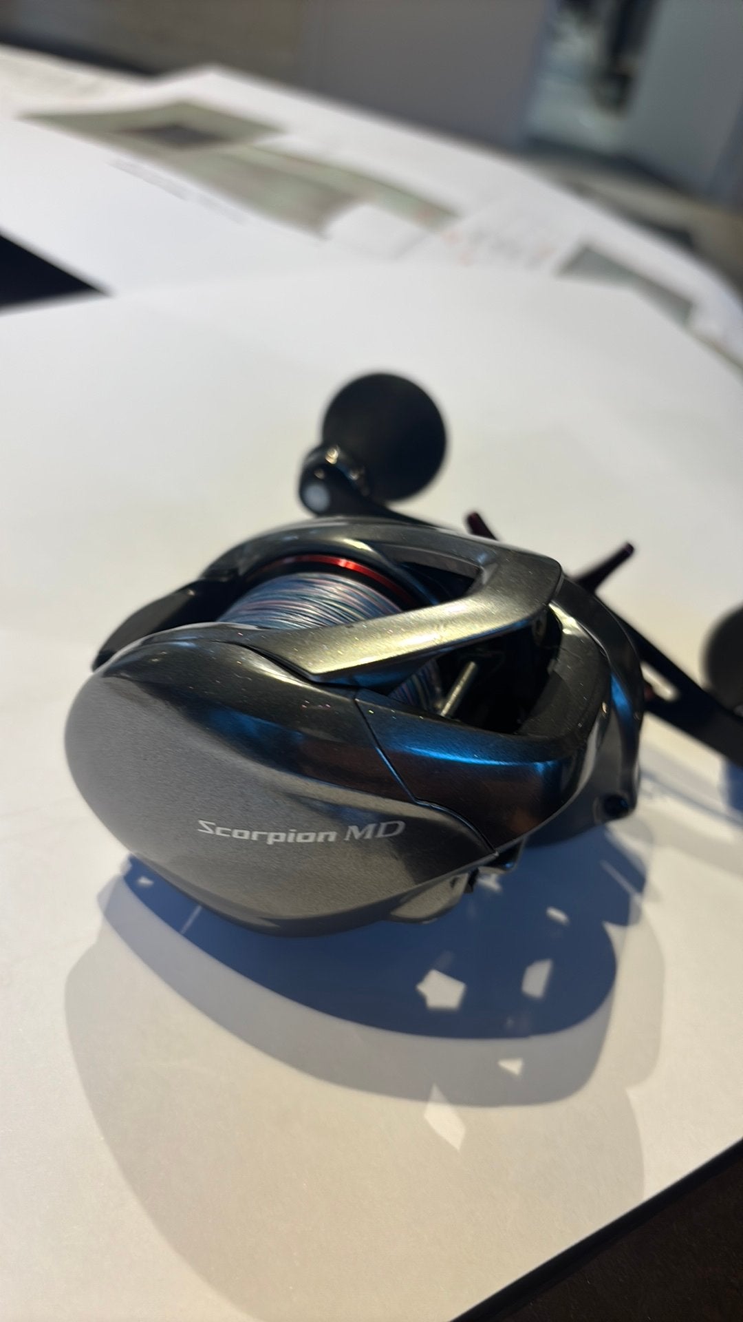 baitcaster Shimano, top reel! high gear. jdm, Ophalen of Verzenden, Zo goed als nieuw, Molen