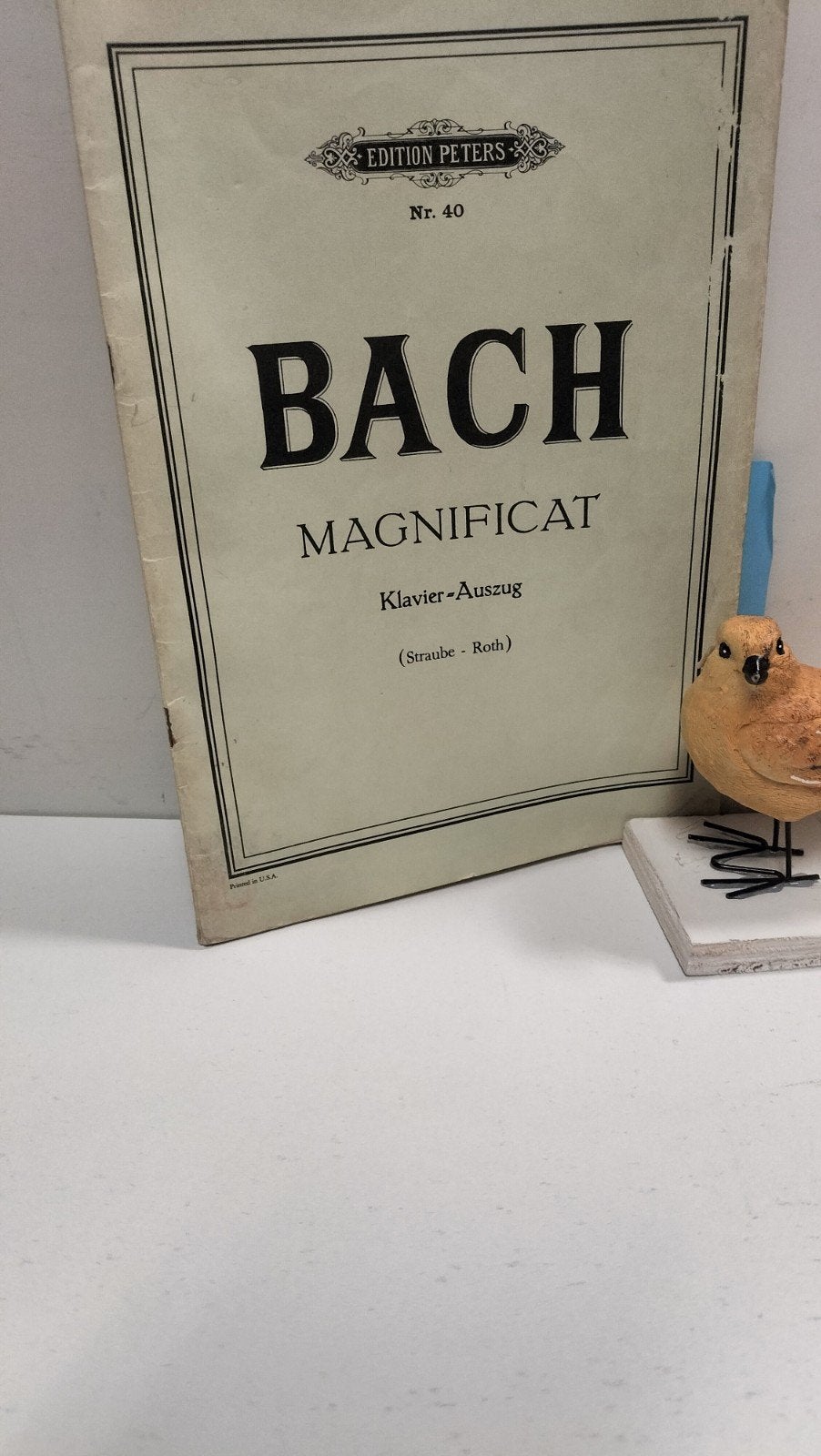 Bach, J.S.; Magnificat (klavier-auszug), Piano, Gebruikt, Klassiek, Ophalen of Verzenden