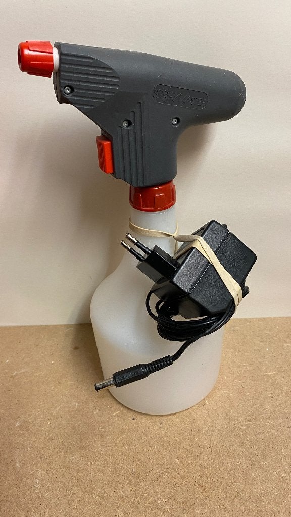 Spraymaster elektrische sproeier met oplader, Tuin en Terras, Ophalen of Verzenden, Zo goed als nieuw, Handsproeier