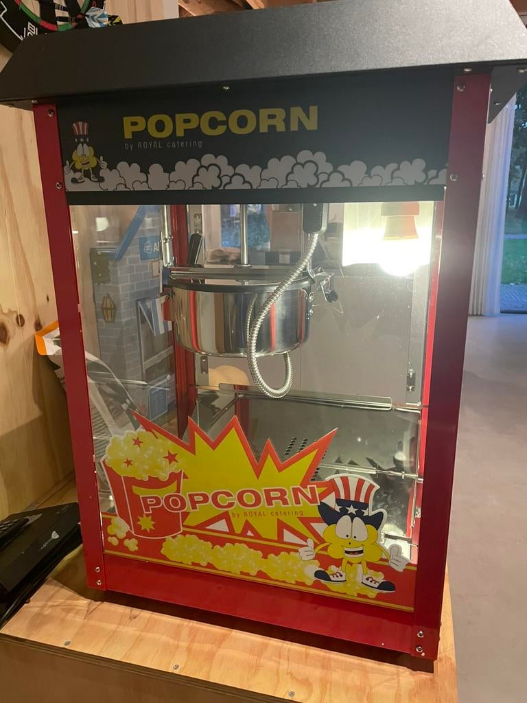 Popcorn machine te huur, Ophalen of Verzenden, Zo goed als nieuw, Overige