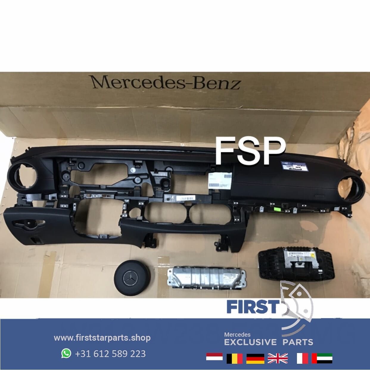 W213 W238 E43 E53 E63 AMG DASHBOARD AIRBAGSET Mercedes E Kla, Gebruikt, -, Ophalen of Verzenden, -