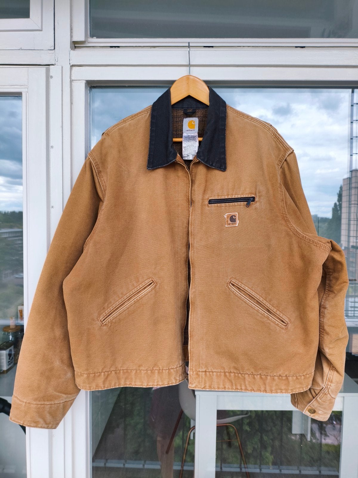 Carhartt Detroit Jacket - Bruin - Maat XXL, Bruin, Carhartt, Overige maten, Ophalen of Verzenden