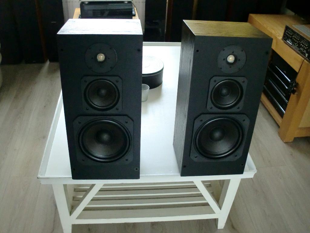 AG ETUDE 3 drie weg luidsprekers te beluisteren., Audio, Tv en Foto, Luidsprekers, Gebruikt, 60 tot 120 watt, Front, Rear of Stereo speakers