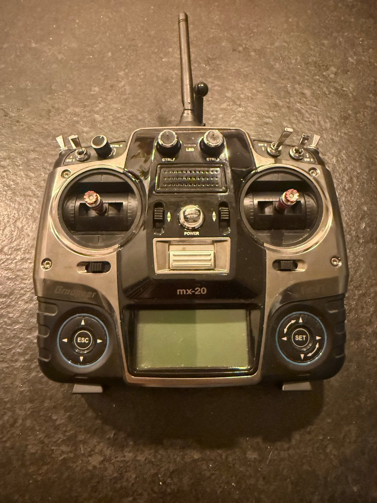 Graupner mx-20 HOTT afstandsbediening, Ophalen of Verzenden, Gebruikt