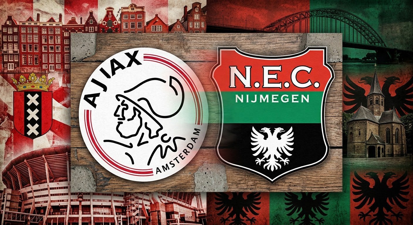 Ajax vs NEC | 3 tickets vak 407 | Lange zijde!, Drie personen of meer, Oktober