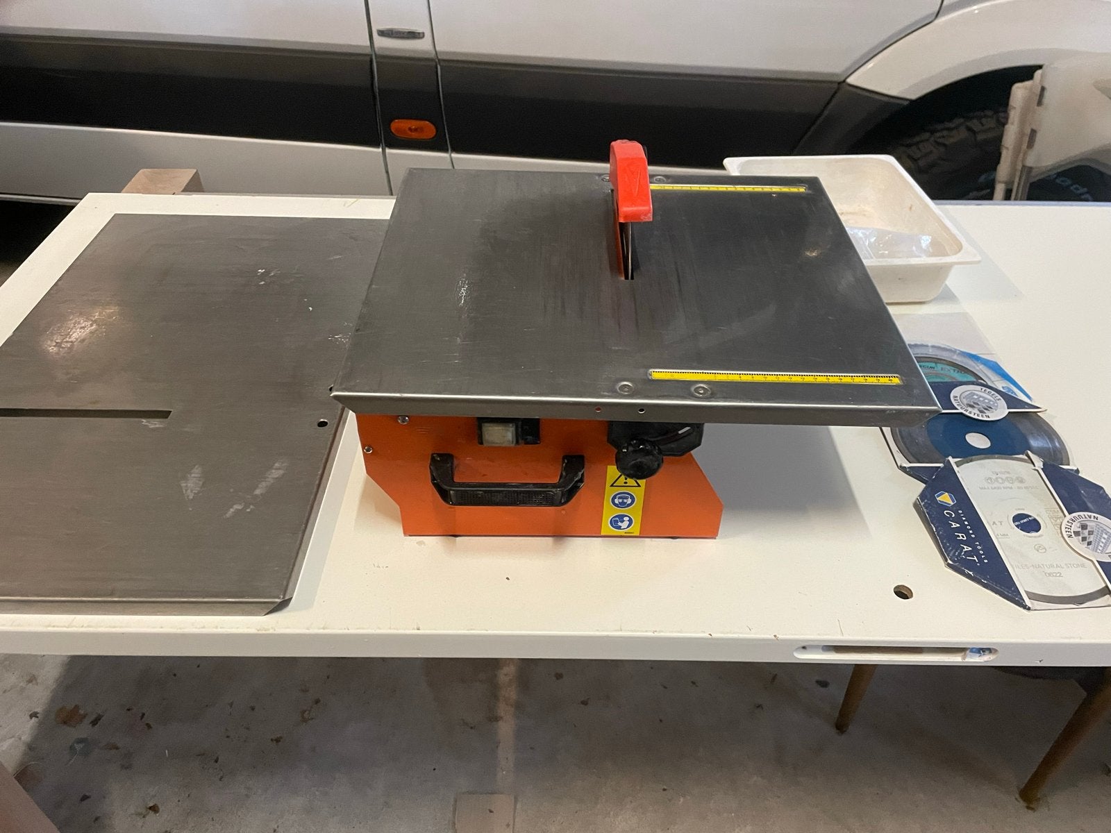 Tegelzaag Rubi/ Nuova Battipav 818 - Goede staat, Ophalen, Gebruikt, 70 mm of meer, Overige typen