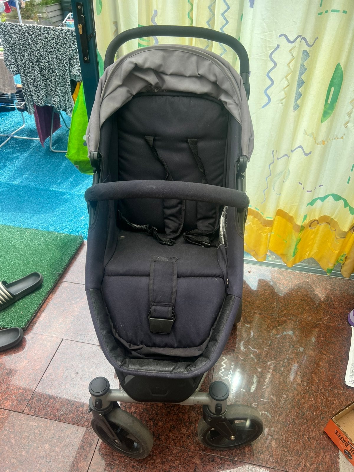 Kinderwagen 3 in 1, Ophalen, Gebruikt, Overige merken, Verstelbare duwstang