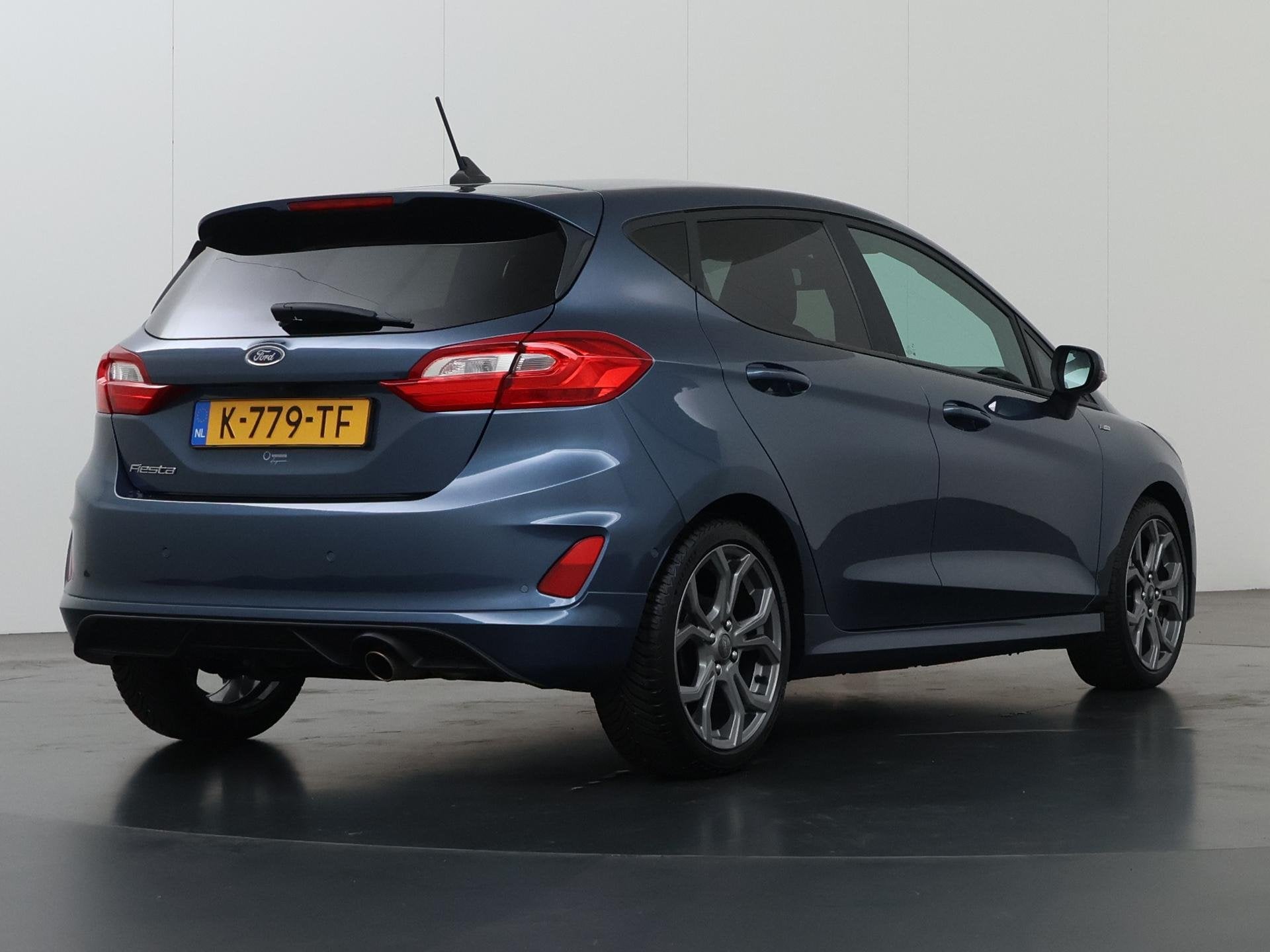 Ford Fiesta 1.0 EcoBoost ST-Line 125pk Automaat | Navigatie, Gebruikt, Blauw, 49 €/maand, Bedrijf
