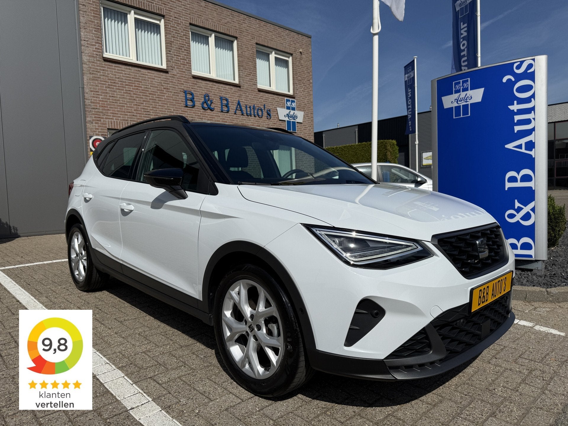 SEAT Arona 1.0 EcoTSI 116pk DSG FR Business Connect l ACC l, 1131 kg, Stof, Gebruikt, Wit