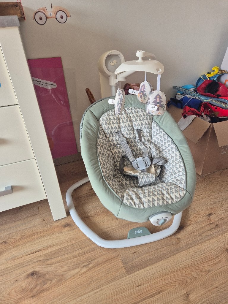 Wipstoel, Kinderen en Baby's, Wipstoeltjes, Schommelstoel, Verstelbaar, Zo goed als nieuw, Ophalen