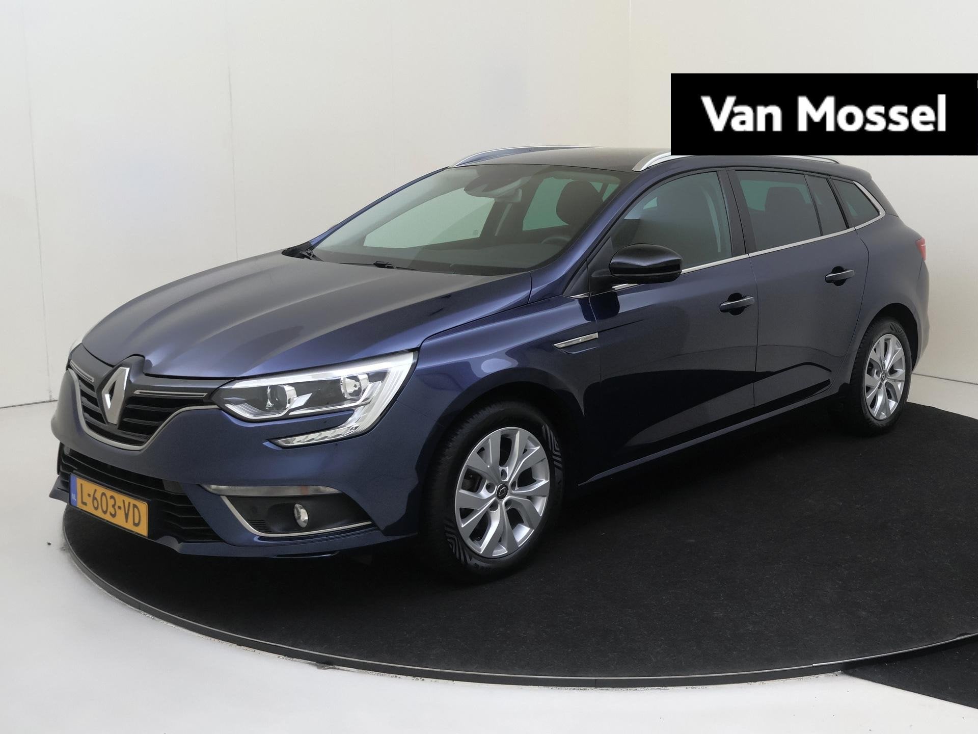 Renault Mégane Estate 1.3 TCe Limited | bluetooth | trekhaa, Auto's, Voorwielaandrijving, Stof, Gebruikt, 4 cilinders
