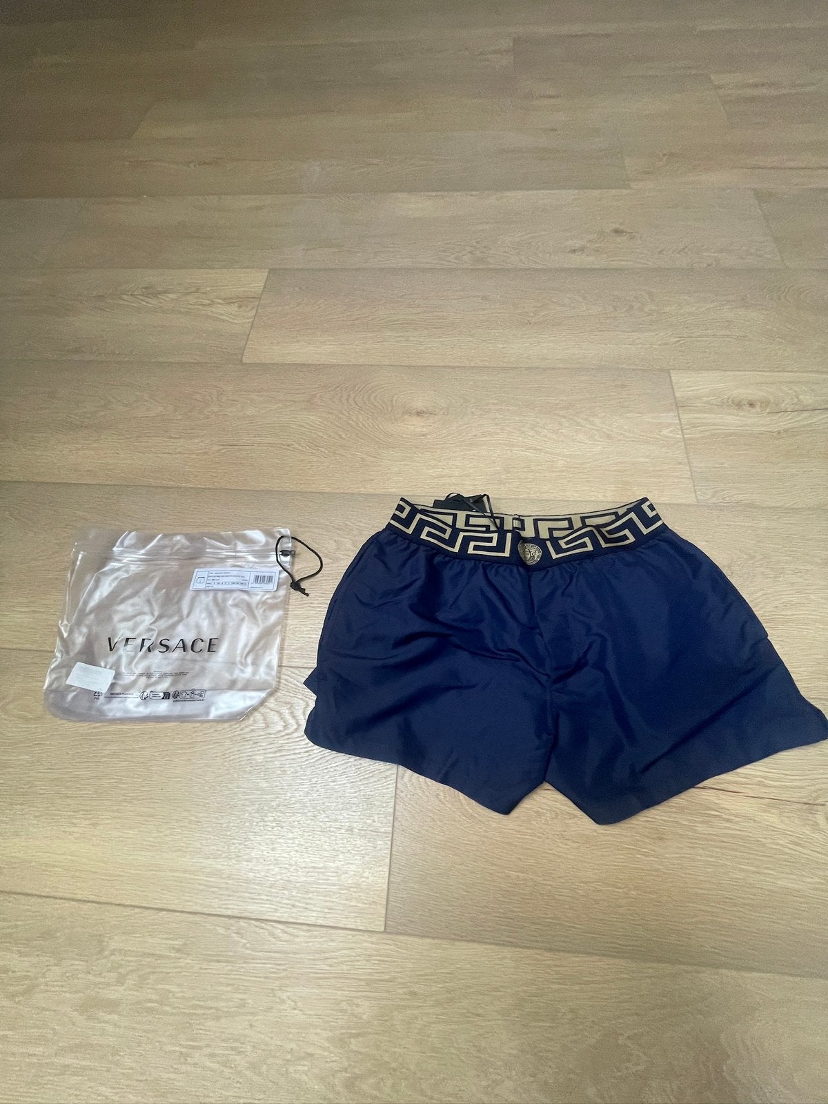Versace zwembroek swimshort maat 4/m navy, Kleding | Heren, Badmode en Zwemkleding, Ophalen of Verzenden, Blauw