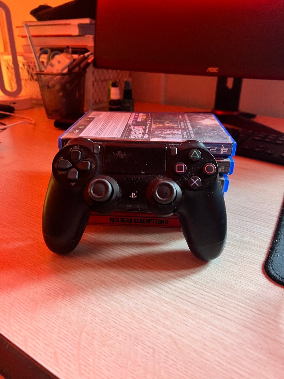 PS4 Slim 1TB met games en controller, Spelcomputers en Games, Spelcomputers | Sony PlayStation 4, Ophalen of Verzenden, 1 TB, Met 1 controller