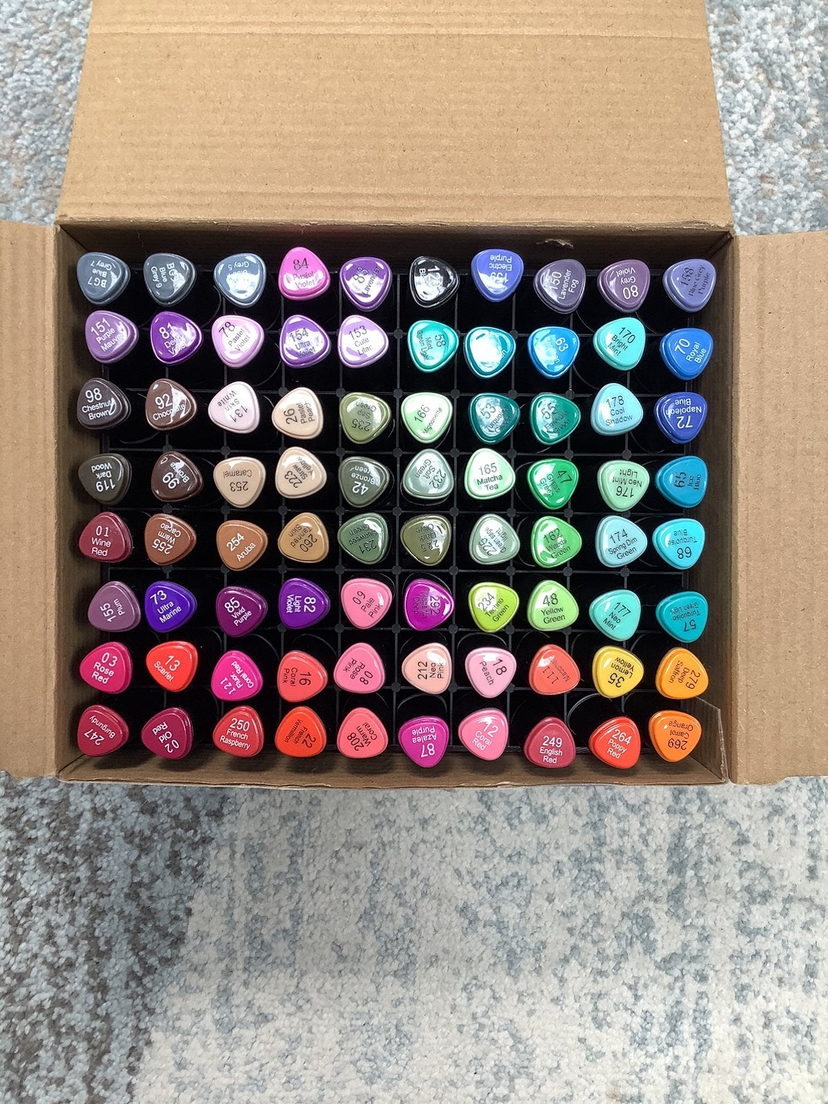 Decotime twinmarkers set 80 stuks, Ophalen of Verzenden, Zo goed als nieuw, Potlood of Stift
