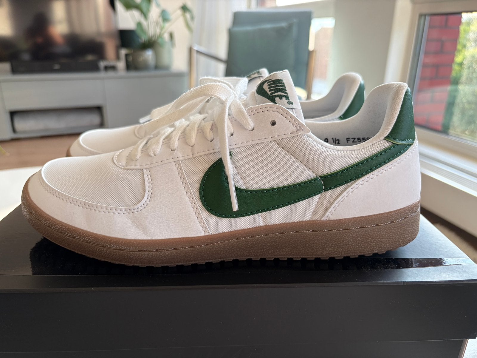 Nike Field General wit/groen - maat 41, Kleding | Dames, Ophalen of Verzenden, Zo goed als nieuw, Wit, Sneakers of Gympen