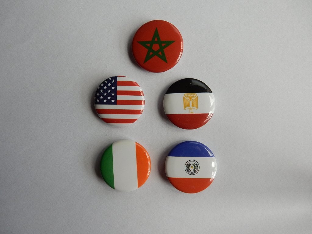 dekamarkt buttons wk voetbal, Ophalen of Verzenden, Sport