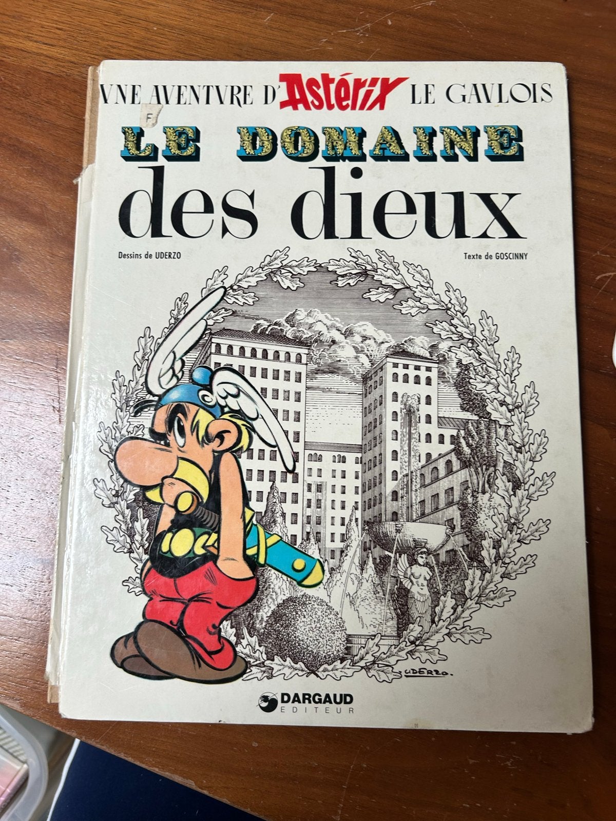 Asterix en Obelix: Het Domein der Goden (Frans), Eén stripboek, Ophalen of Verzenden, Gelezen